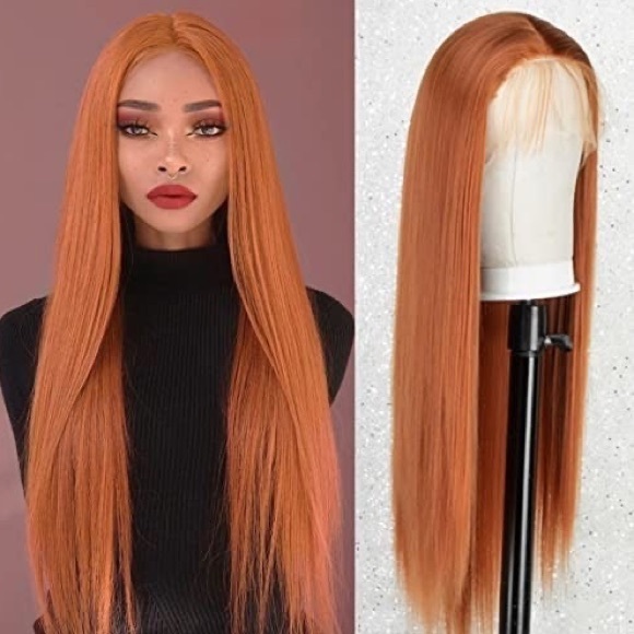 - - 22”GINGER RED STRAIGHTLACE FRONT WIG*NEW*